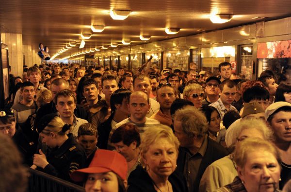 Московское метро в час пик