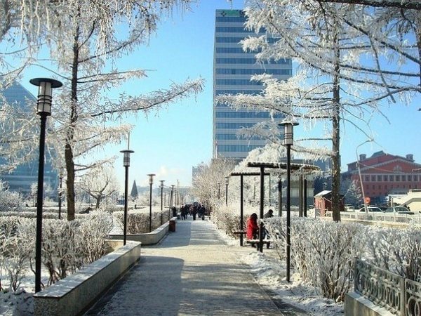 Улан-Батор зимой