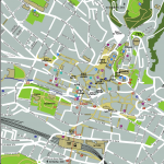 Вариант карты части города Лозанна