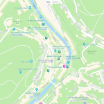 Карта расположения музея восковых фигур в Карловых Варах
