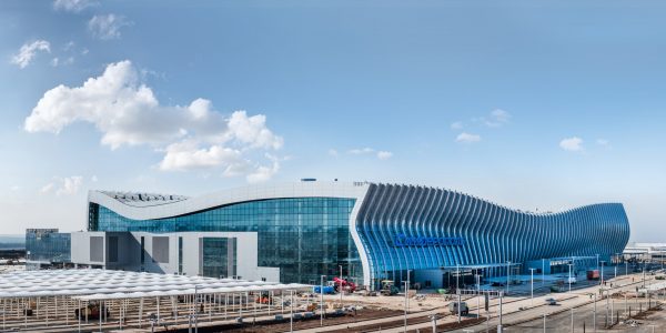 Новый терминал аэропорта в Симферополе