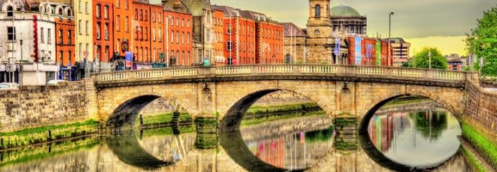 Каменный мост Меллоуса в Дублине