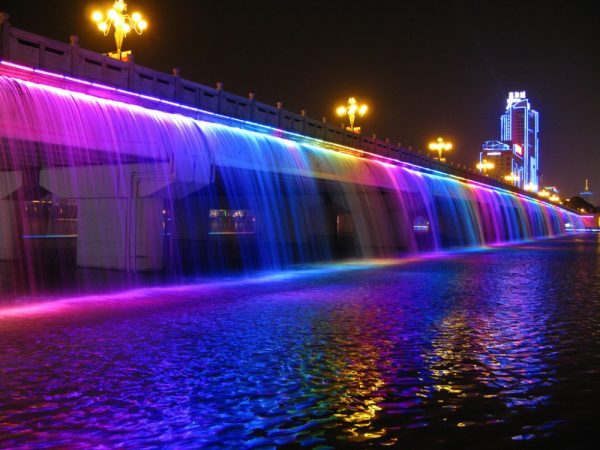 Мост «Фонтан Радуги» в Сеуле