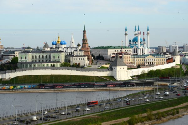 Вид на Казанский Кремль