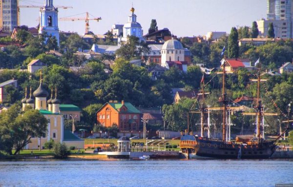 Воронеж, вид на город с реки