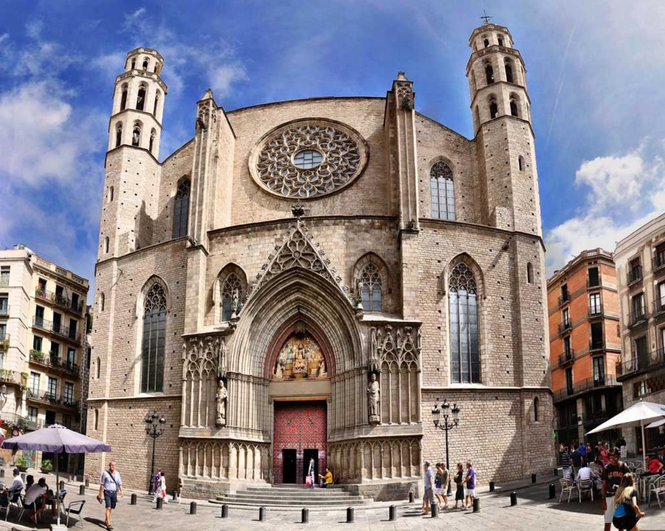 De santa maria. Церковь Святой Марии Барселона.