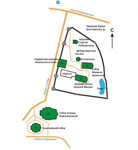 Юрьев польский карта достопримечательностей